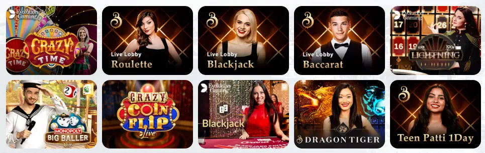 Juegos de casino en vivo PLAYPIX CASINO