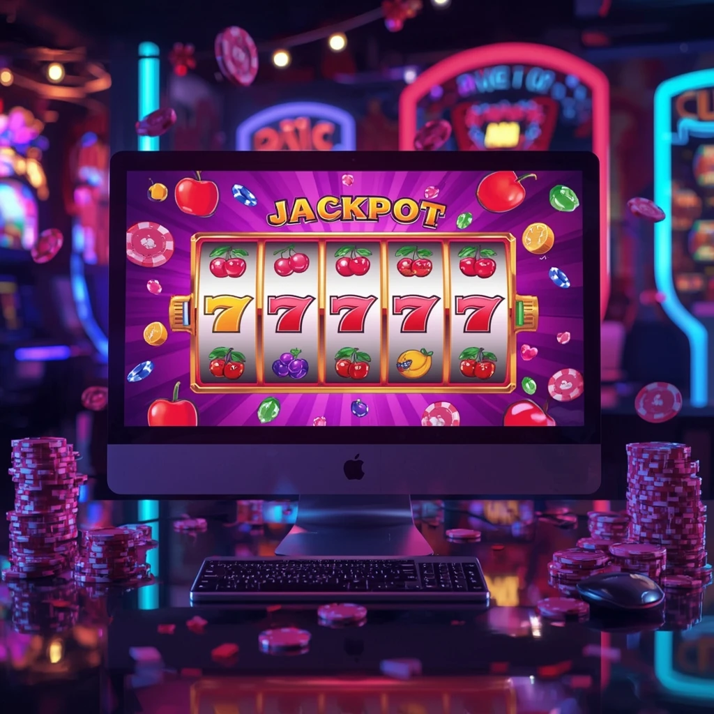 tragamonedas en la pantalla PLAYPIX CASINO